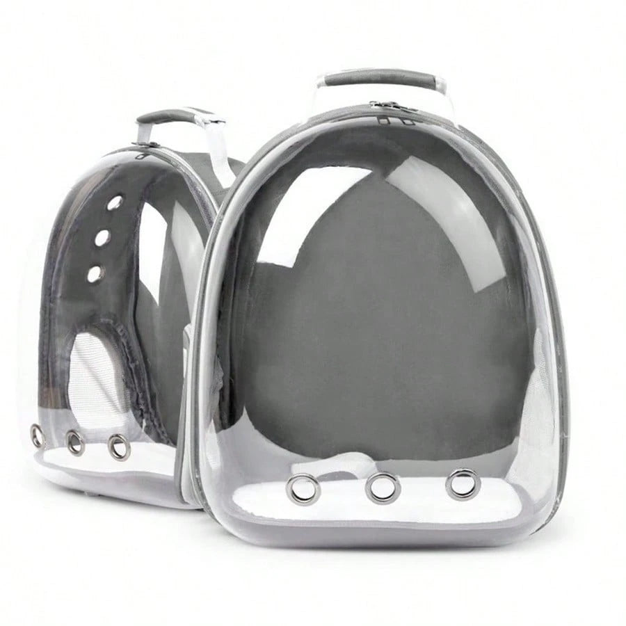 Mochila Astronauta Transparente Visão Passeio Respirável Para Gato Animais