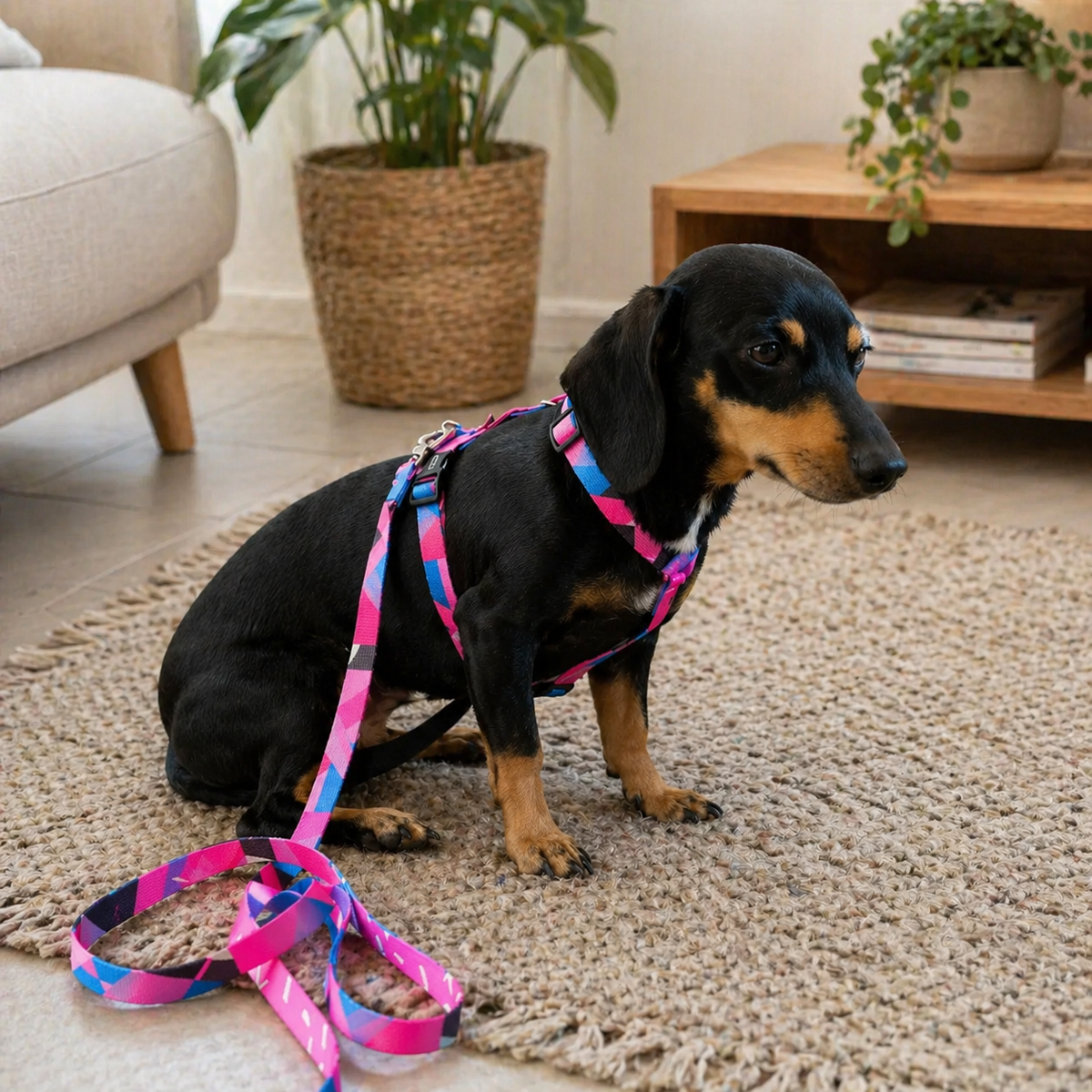 Peitoral para Cachorro e Gato Anti Fuga Ajustável – Conforto e Segurança no Passeio