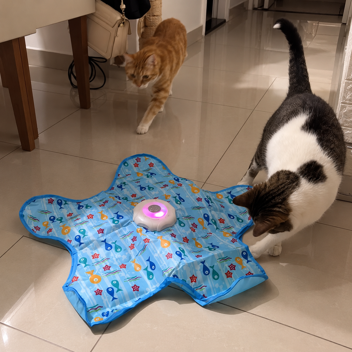 Brinquedo Tapete Elétrico Interativo para Gatos e Cachorros