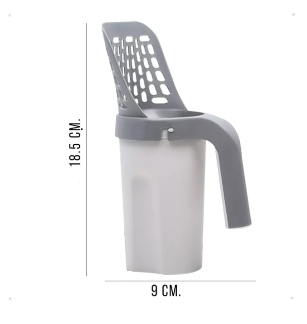 Pá Higiênica com Dispenser para Gatos