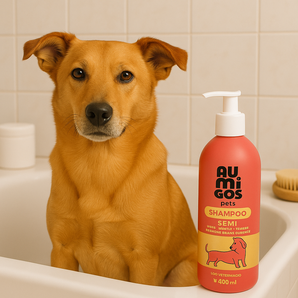 Shampoo 5 em 1 Para Pets – Au.Migos 400ml