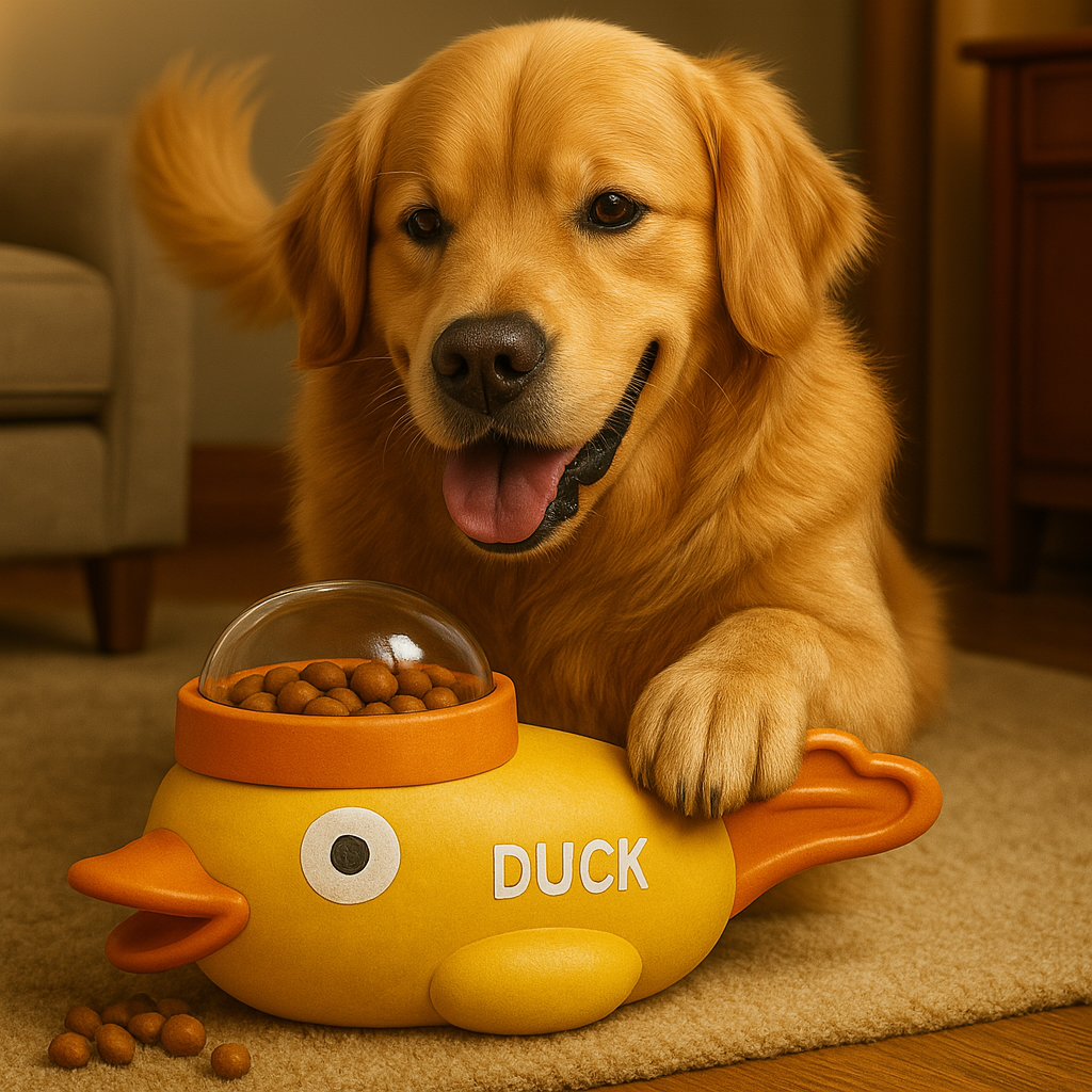 Comedouro Inteligente para Pets – Formato de Pato