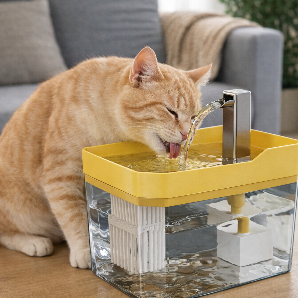 Fonte Automática para Pets com Filtro 1.5L | Bomba Silenciosa