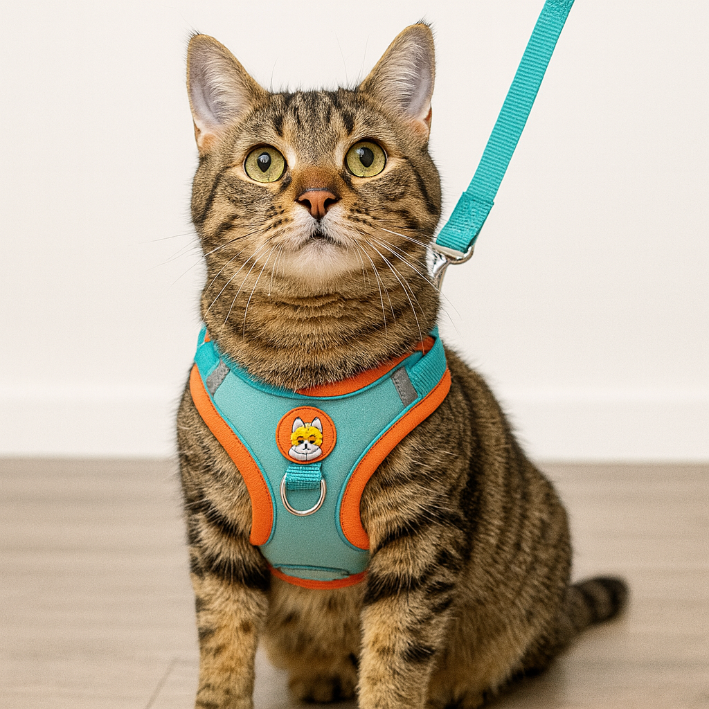 Coleira Peitoral Antipuxão com Guia – Para Cães e Gatos