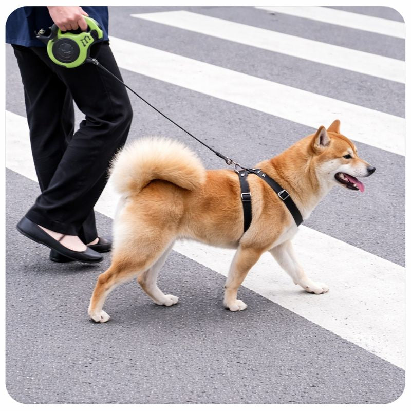Coleira Guia Retrátil Para Cachorros pet 3/5 Metros