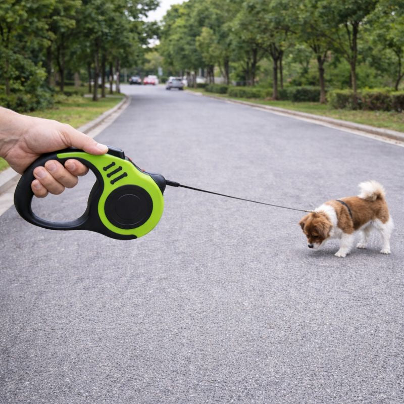 Coleira Guia Retrátil Para Cachorros pet 3/5 Metros