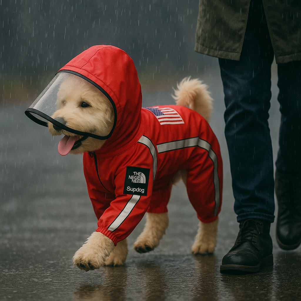 Capa de Chuva The Dog Face para Cachorros