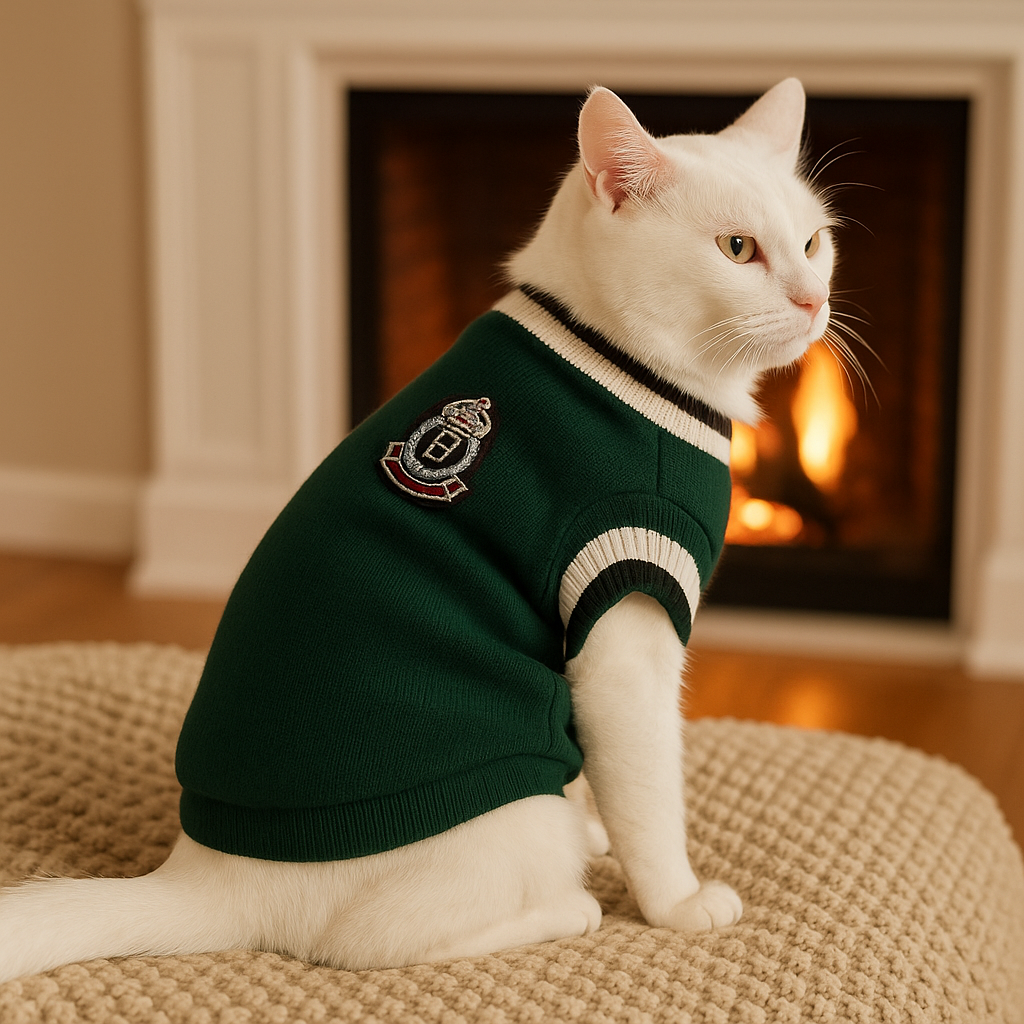 Pulôver Pet College Verde – Inverno Quentinho com Estilo