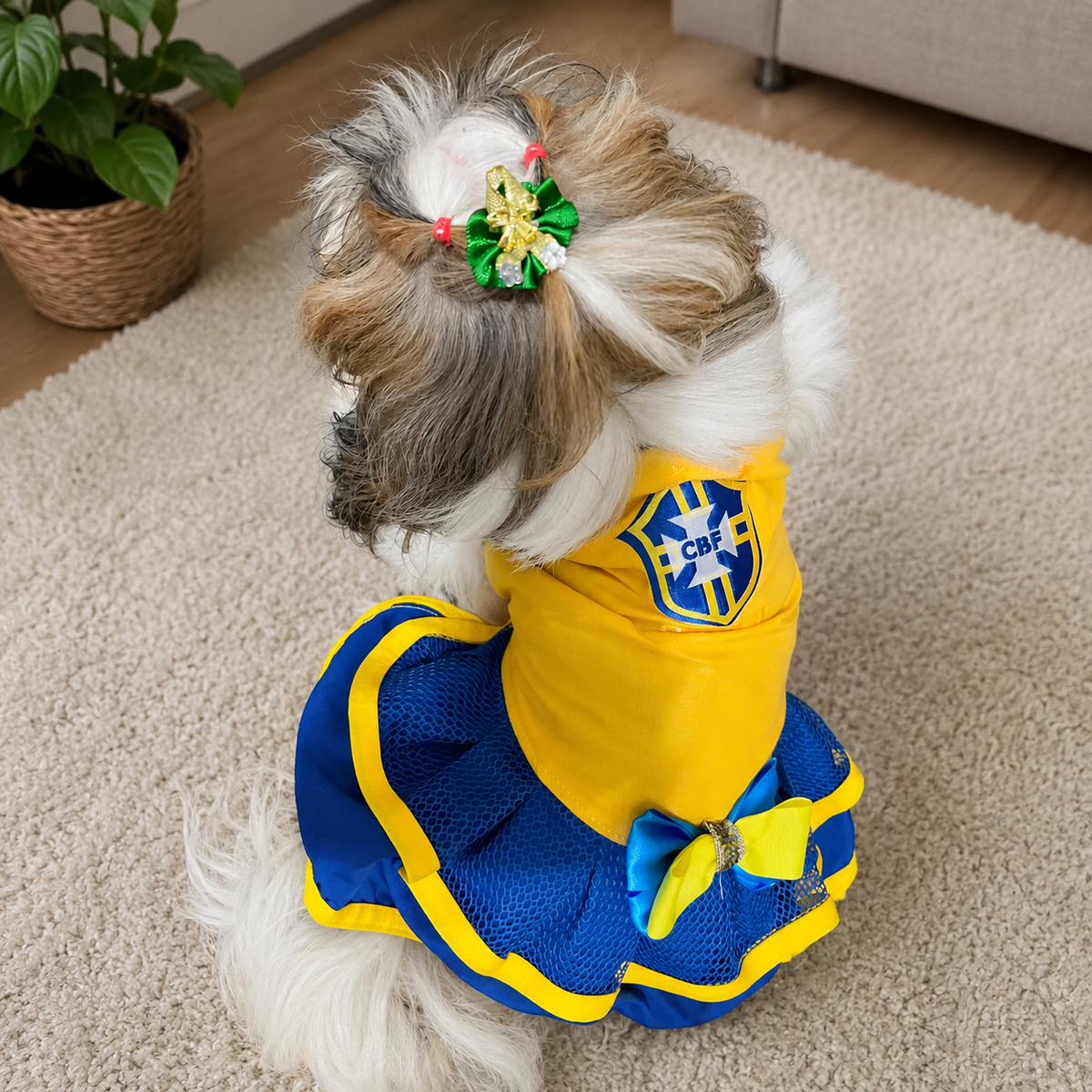 Vestido Pet- Copa do Mundo