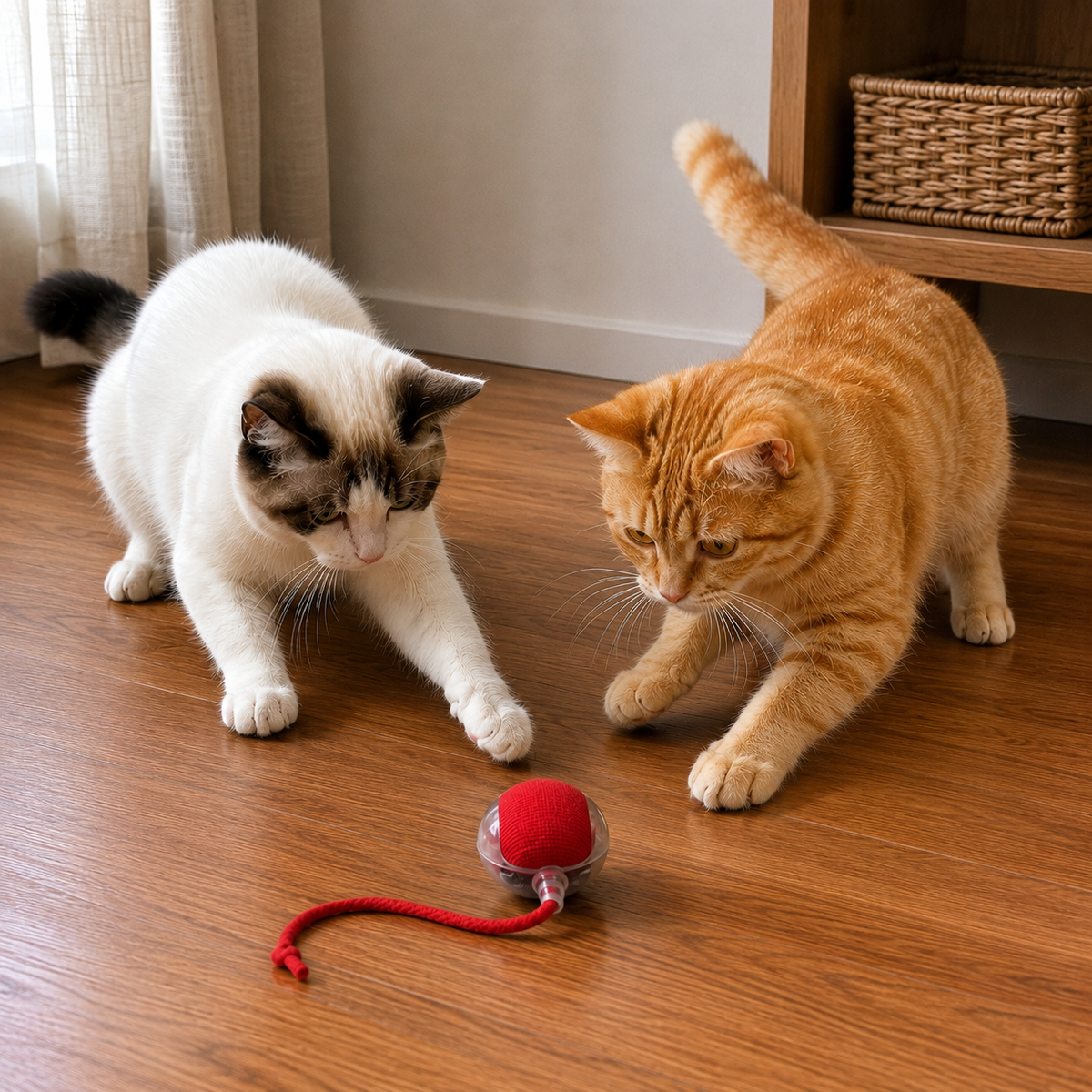 Bola Interativa Recarregável para Gatos