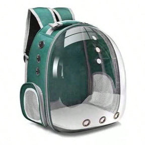 Mochila Astronauta Transparente Visão Passeio Respirável Para Gato Animais