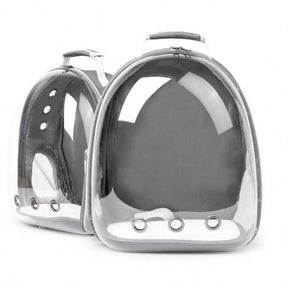 Mochila Astronauta Transparente Visão Passeio Respirável Para Gato Animais