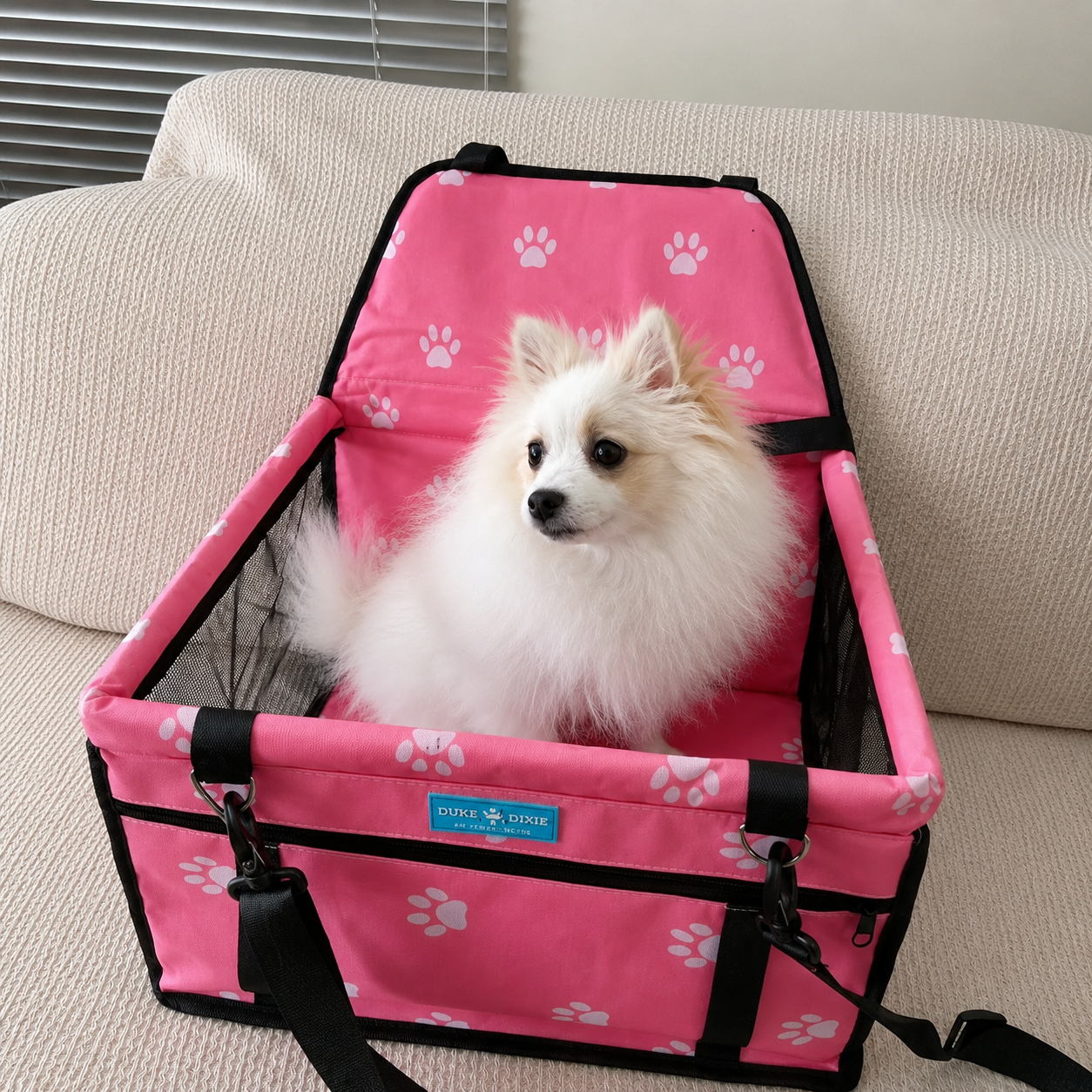 Assento de Segurança para Pets no Carro – Até 9kg