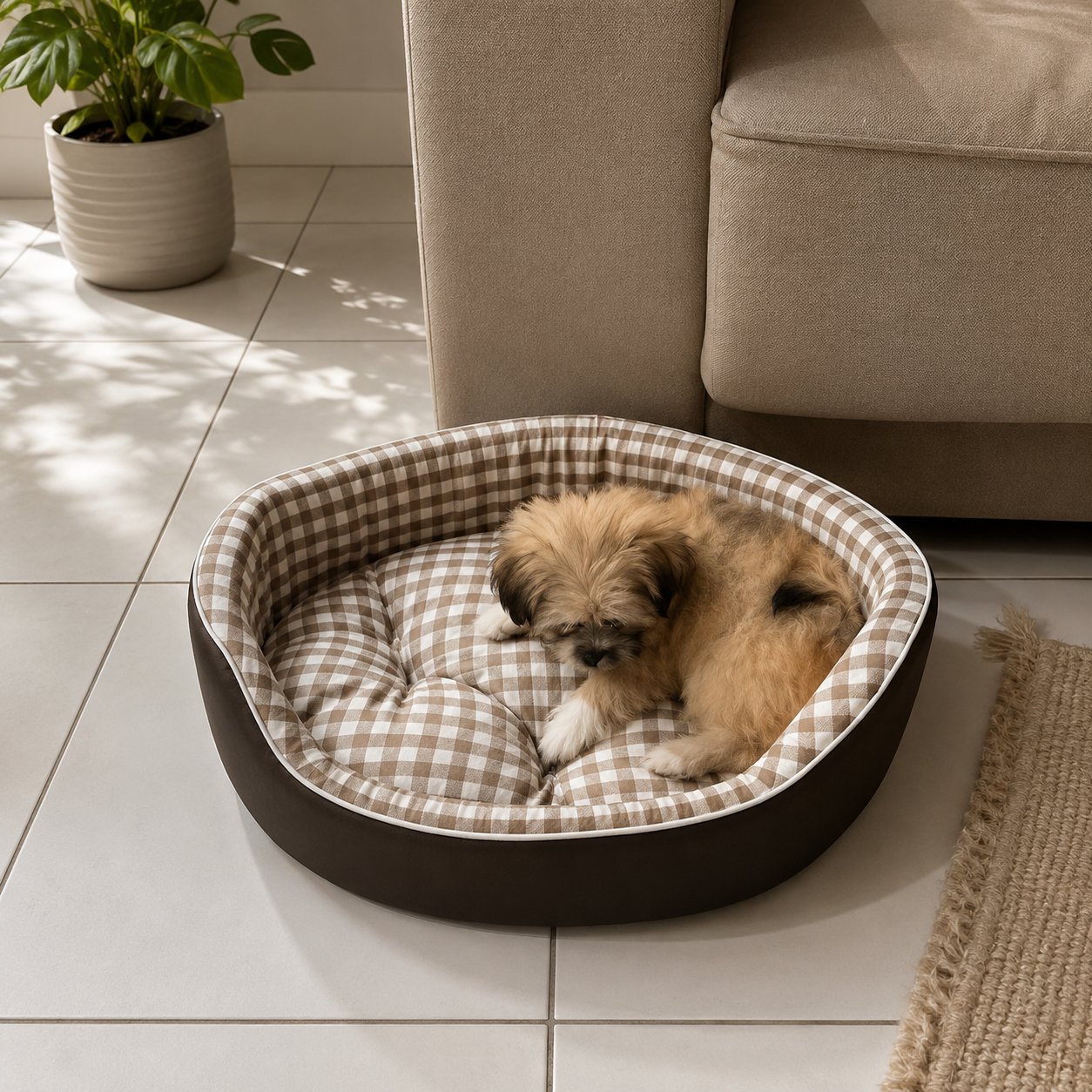 Cama Impermeável e Resistente para Cachorros e Gatos
