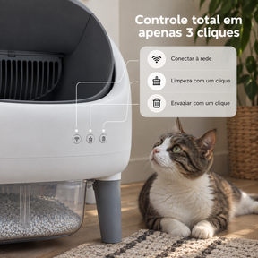 Caixa de Areia Autolimpante