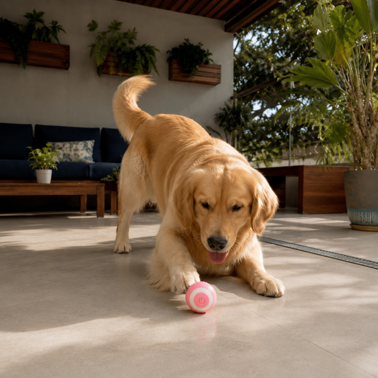 Bolinha Interativa Inteligente PetSmart™ – Diversão Sem Fim para Cães e Gatos!