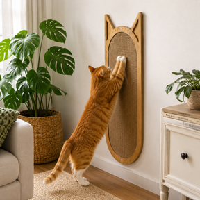 Arranhador de Parede para Gatos em Sisal Natural