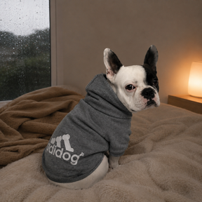 Moletom para Cachorro c/ Capuz Roupinha Pet Touca Adidog