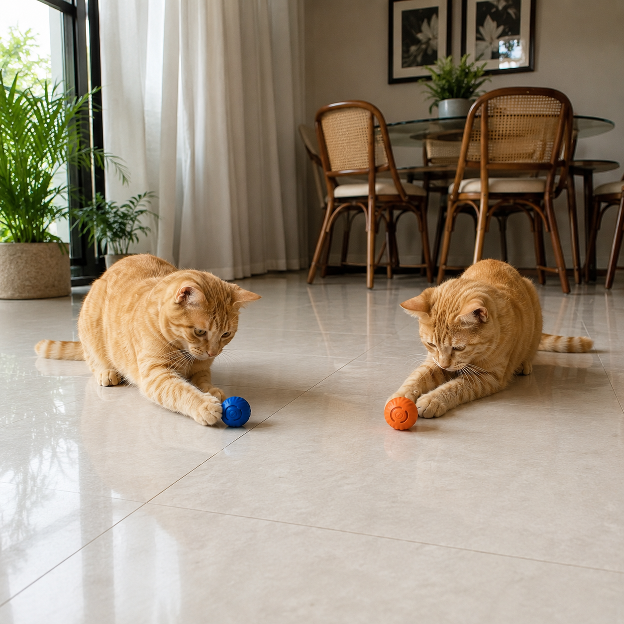 Bola Interativa Recarregável para Pets | Brinquedo Antiestresse