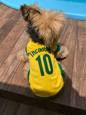 Roupinha Pet Copa do Mundo| Personalizada com Nome