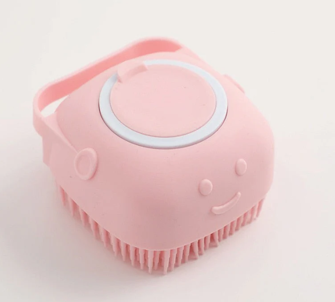 Escova Banho Pet com Dispenser