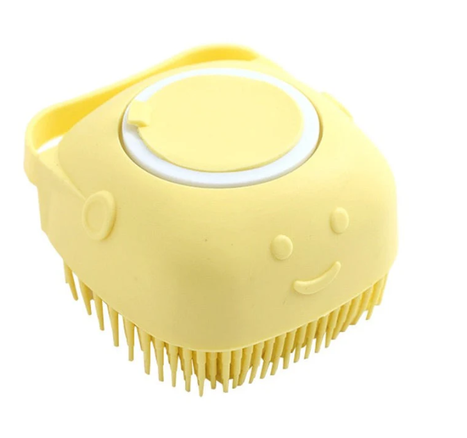 Escova Banho Pet com Dispenser