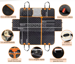 Capa Rígida Protetora para Banco de Carro Pet- Impermeável