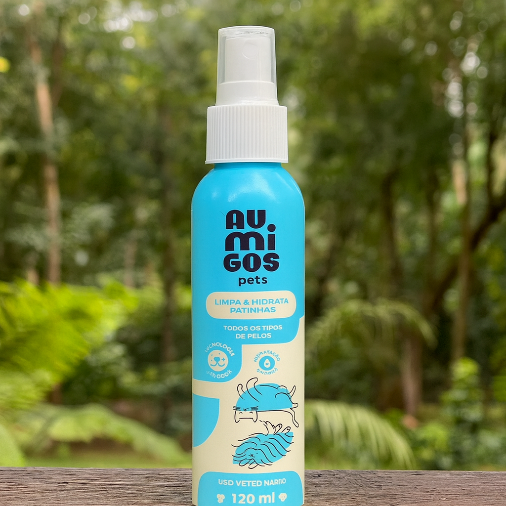 Pets Limpa e Hidrata Patinhas 120ml- Boticário Au.Migos