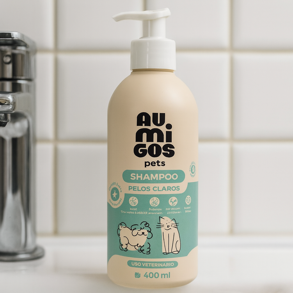Shampoo Pet Pelos Claros 400ml – Au.Migos