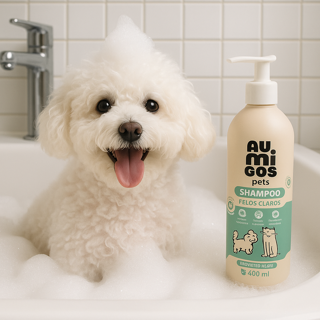 Shampoo Pet Pelos Claros 400ml – Au.Migos