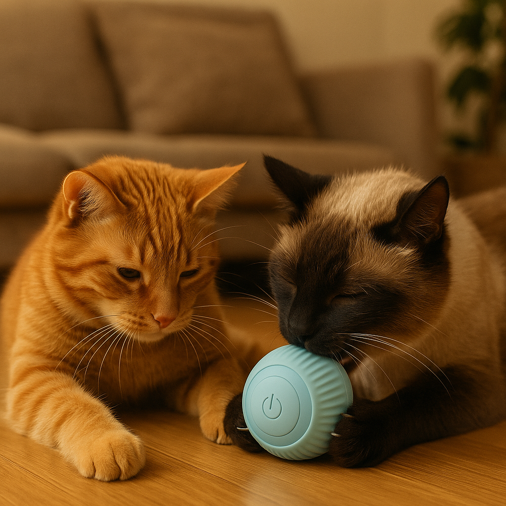 Bolinha Interativa Inteligente PetSmart™ – Diversão Sem Fim para Cães e Gatos!