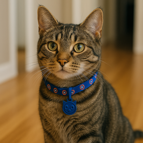 Coleira Antienforcamento Ajustável para Gatos - Estampa de Personagem