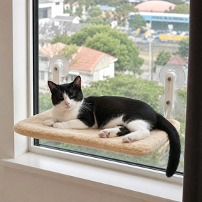 Cama Suspensa para Gatos com Ventosa de Janela