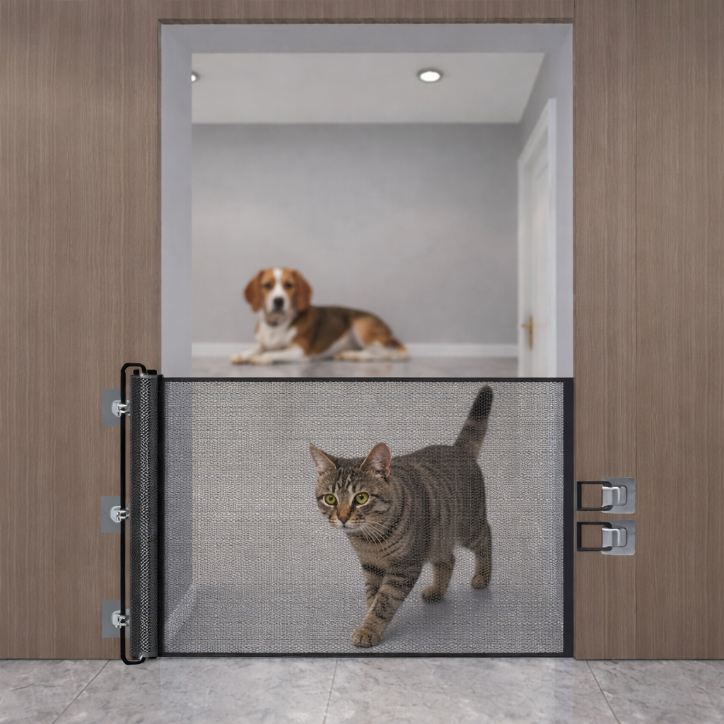 Tela de Proteção Retrátil para Pets e Crianças