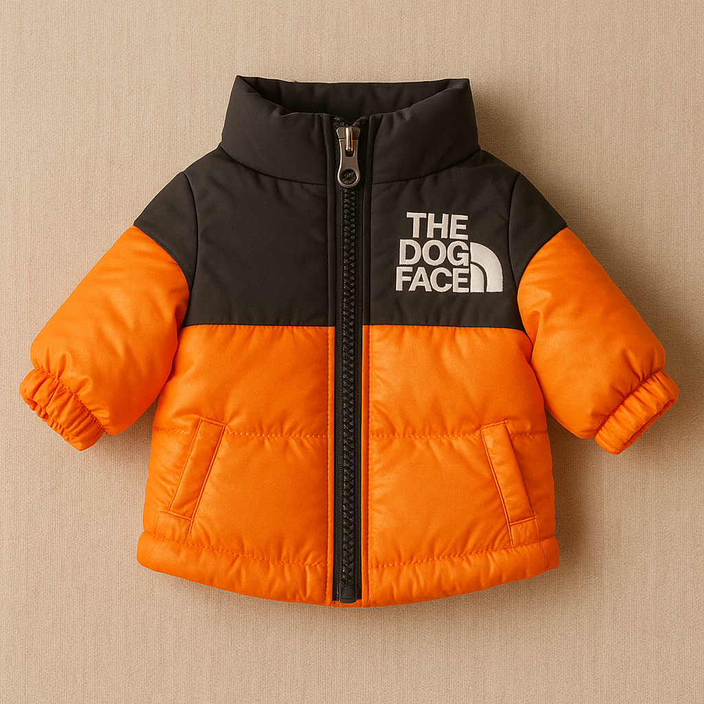 Jaqueta The Dog Face Pet | Roupa de Inverno à Prova de Vento para Cães