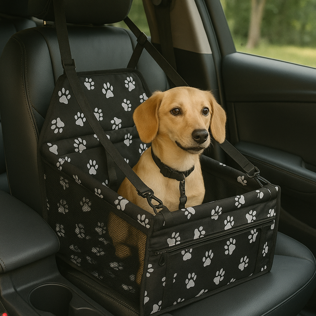 Assento de Segurança para Pets no Carro – Até 9kg