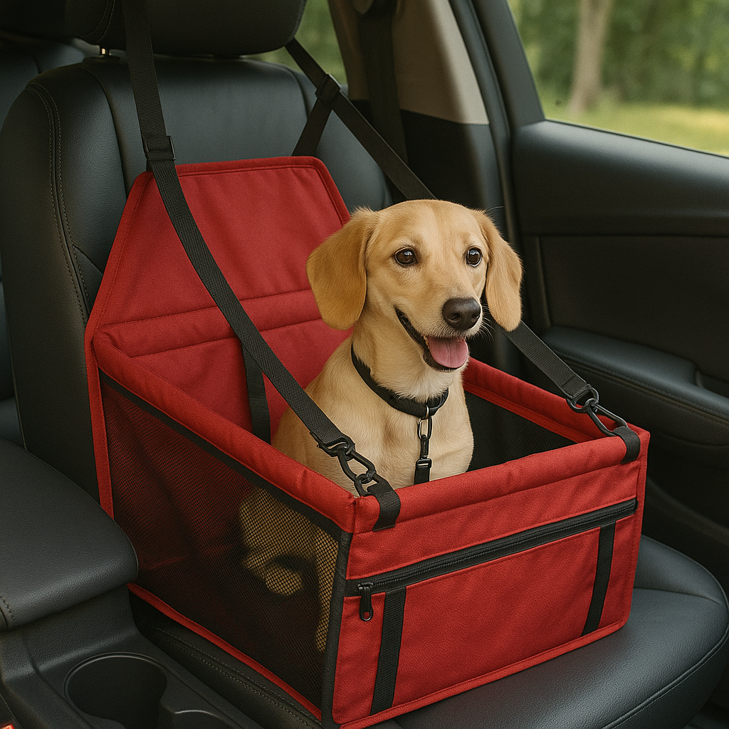 Assento de Segurança para Pets no Carro – Até 9kg