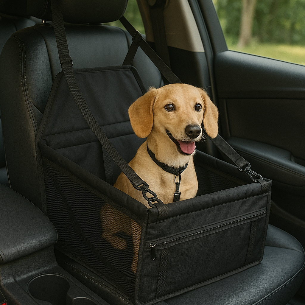Assento de Segurança para Pets no Carro – Até 9kg