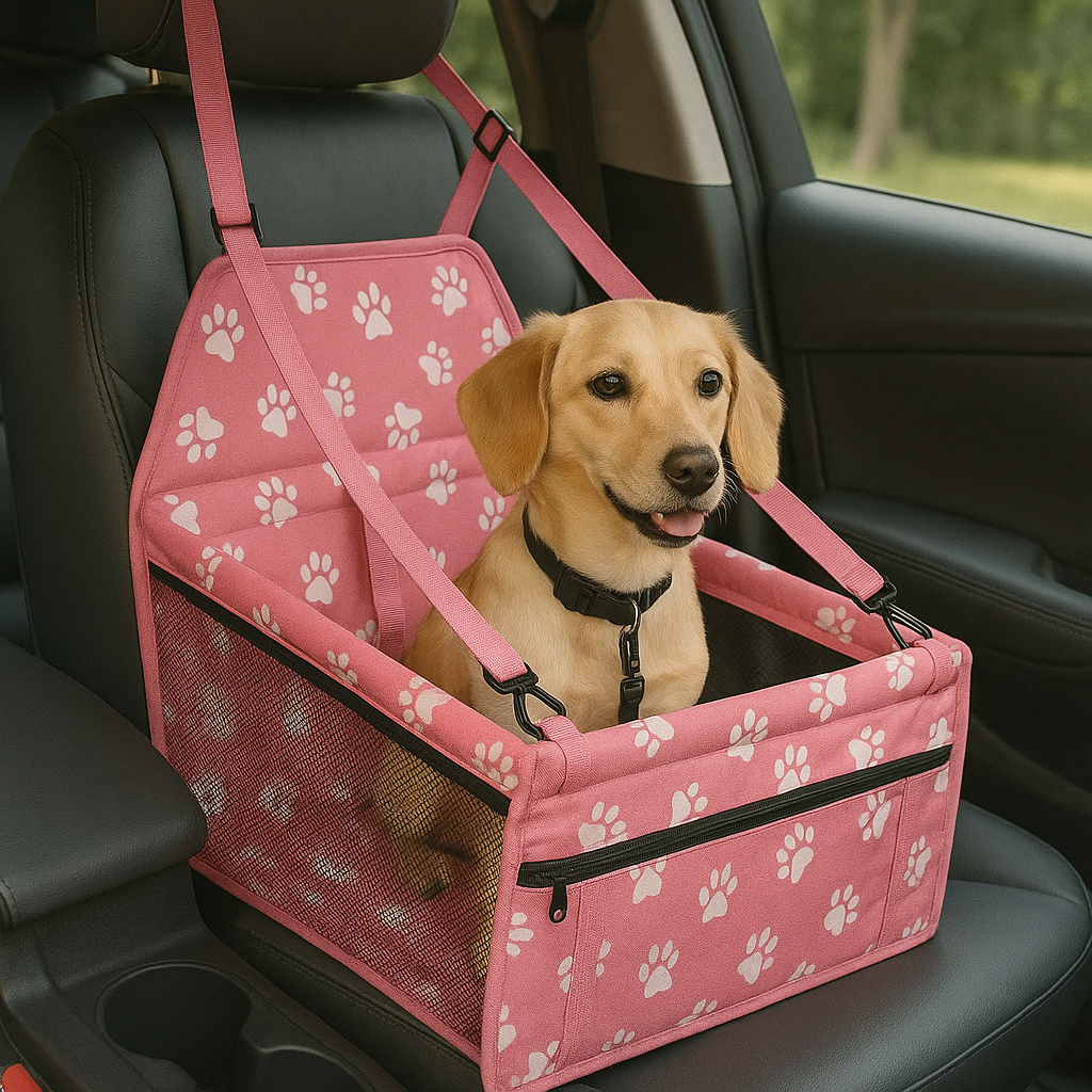 Assento de Segurança para Pets no Carro – Até 9kg