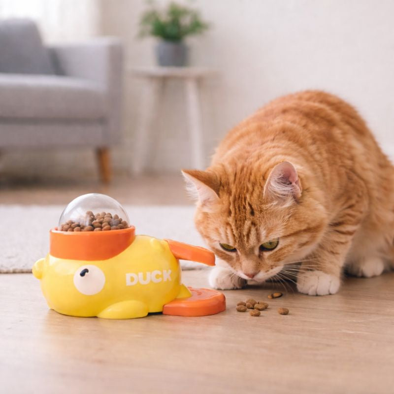 Comedouro Inteligente para Pets – Formato de Pato