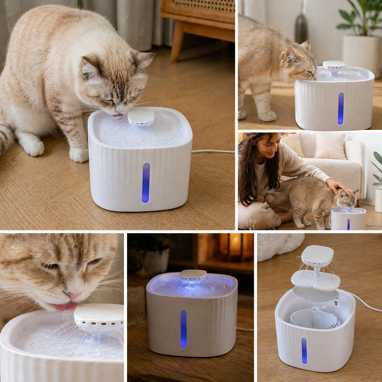 Fonte Automática Pets- Com filtro 3L