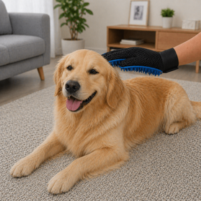 Luva Tira Pelos Magnética para Pets