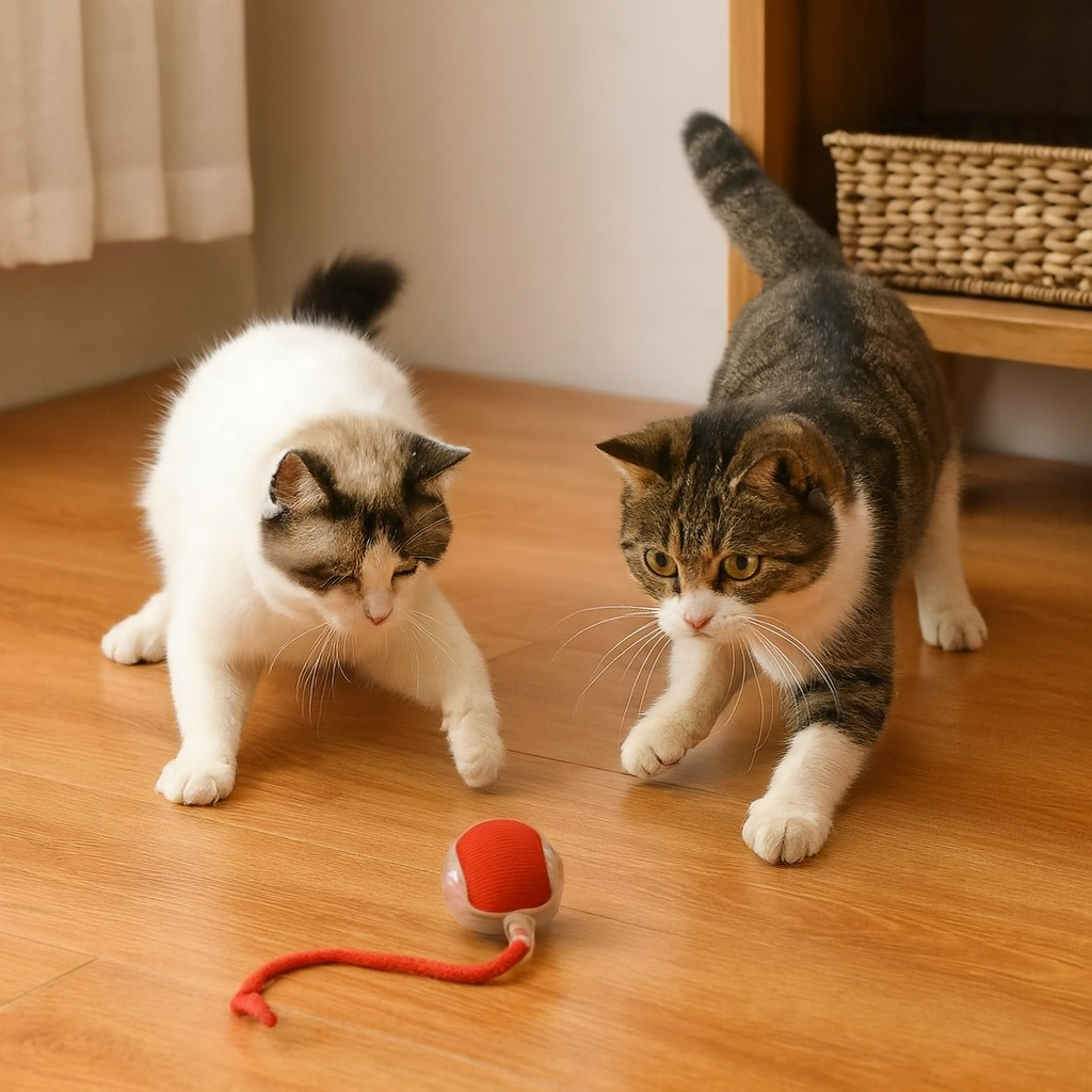 Bola Interativa Recarregável para Gatos