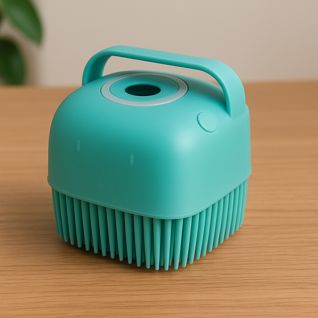 Escova Banho Pet com Dispenser