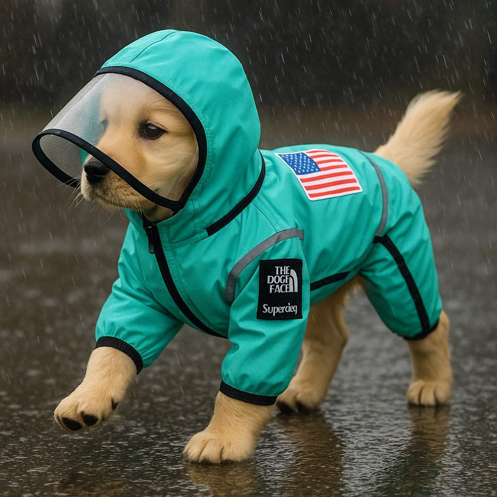 Capa de Chuva The Dog Face para Cachorros