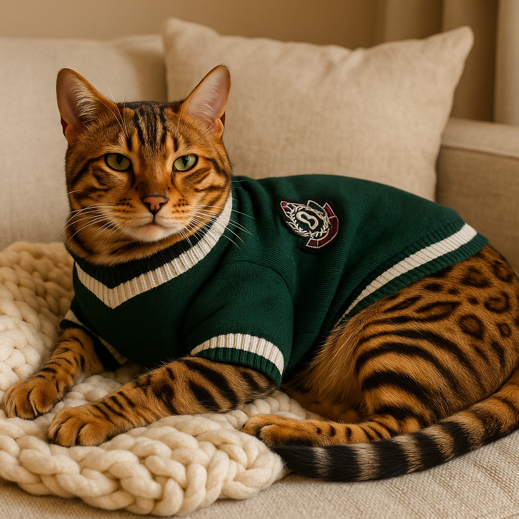 Pulôver Pet College Verde – Inverno Quentinho com Estilo