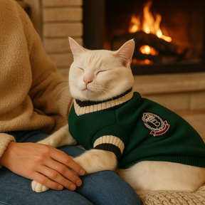 Pulôver Pet College Verde – Inverno Quentinho com Estilo