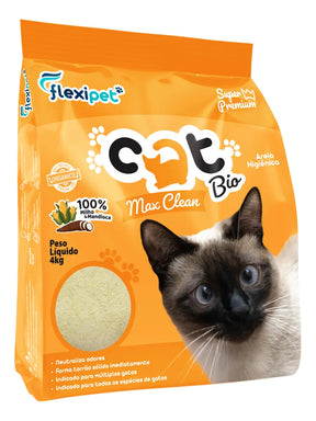 Areia Anti-Odor para Gatos – Elimine o Cheiro na Hora 12 Kg (3 pacotes de 4 kg)