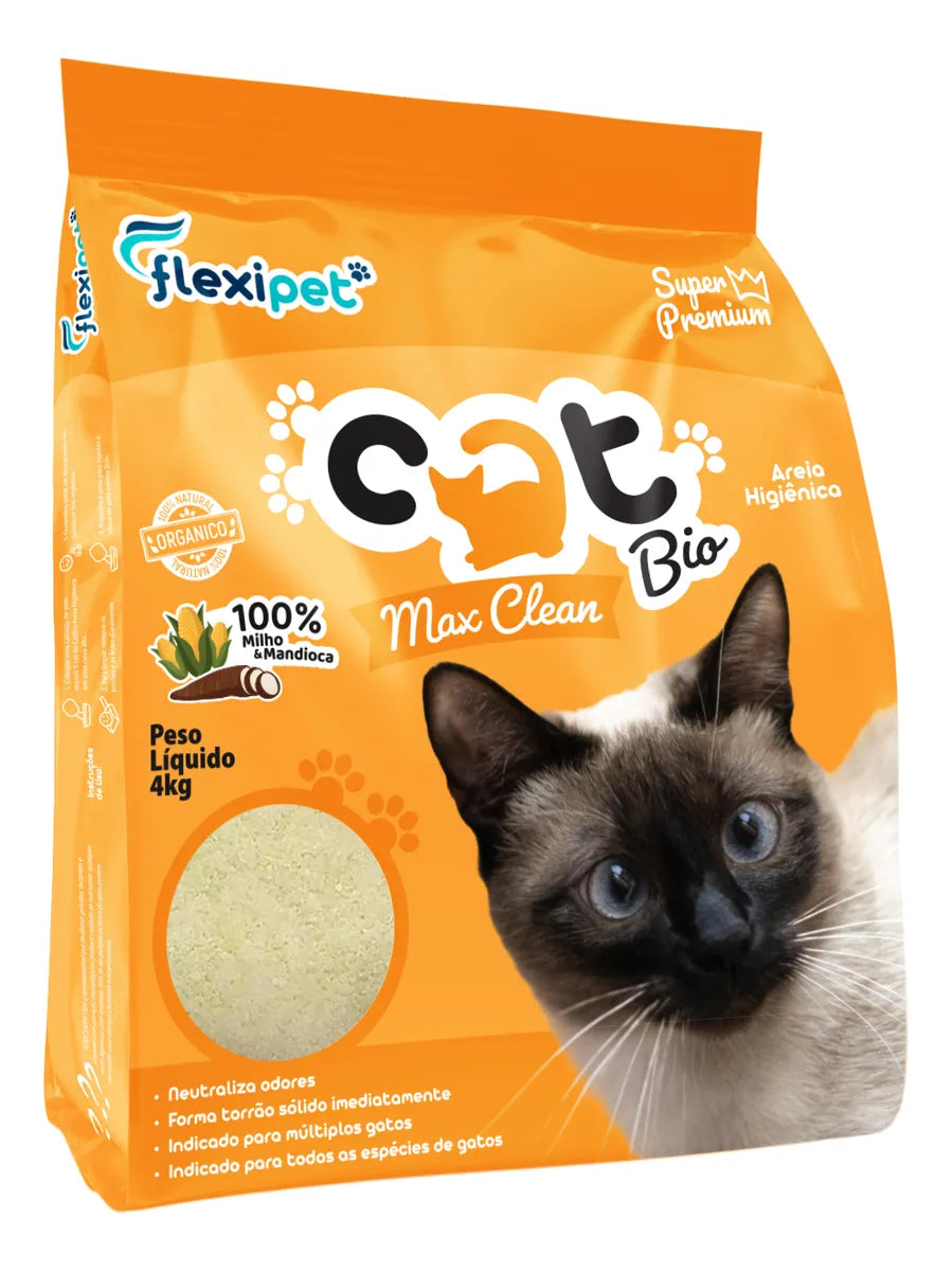 Areia Anti-Odor para Gatos – Elimine o Cheiro na Hora 12 Kg (3 pacotes de 4 kg)