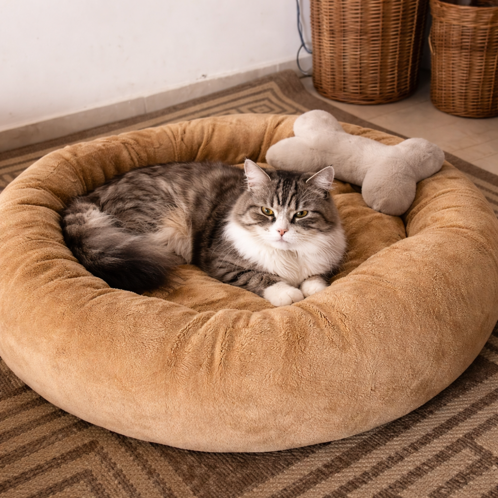 Cama Pet Nuvem Extra Macia para Cachorro e Gato